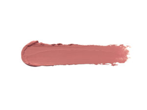 dusty-pink lipstick swatch on white background