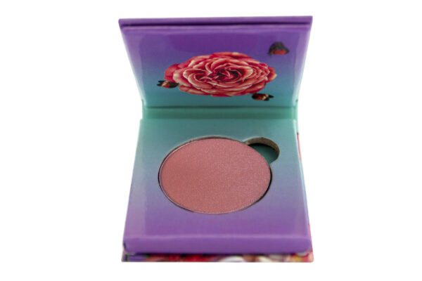 red mauve pressed shimmer eyeshadow by crème de la crème beauty sherwood Park Alberta