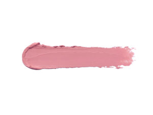 light-pink lipstick swatch on white background