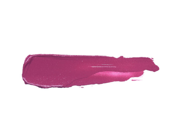 magenta-violet matte liquid lipstick swatch on white background