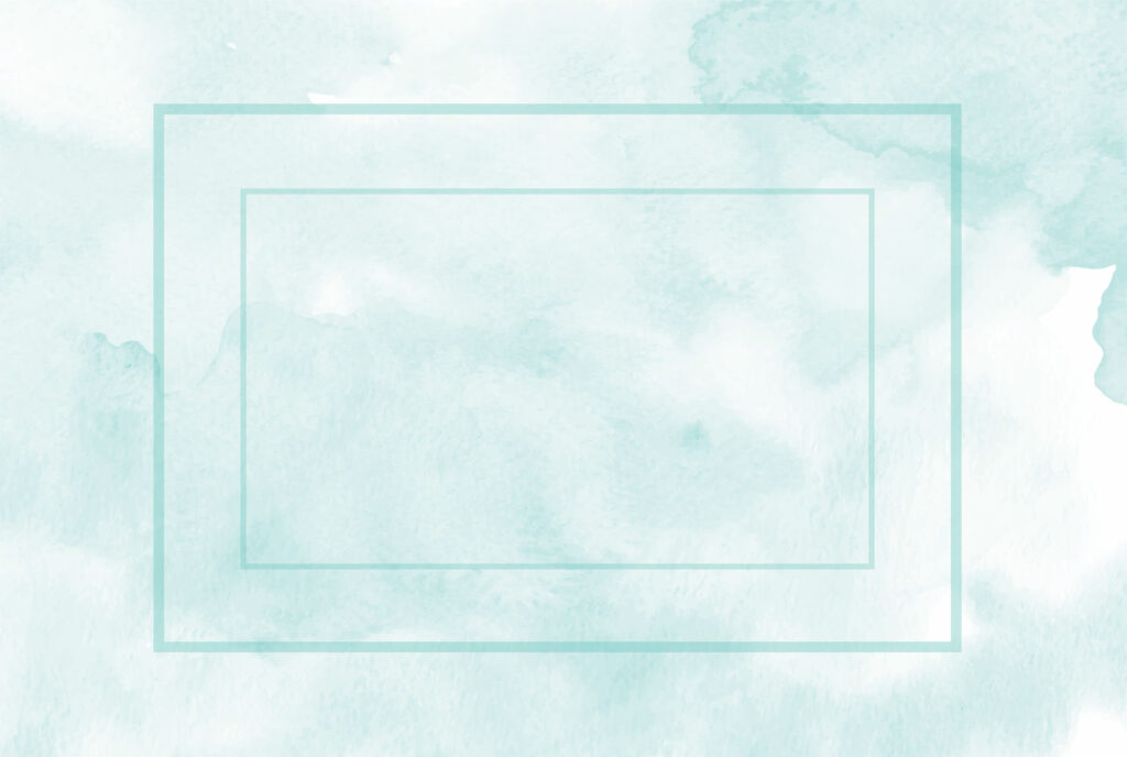 Embrace bold fall colours, a blue watercolour background with a rectangle