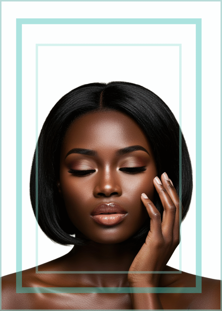 Hairstyling Services Ultra Short to Short Hair on beautiful black woman with a voluminous bob hair style